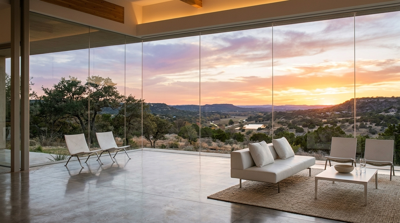 Frameless Window Wall